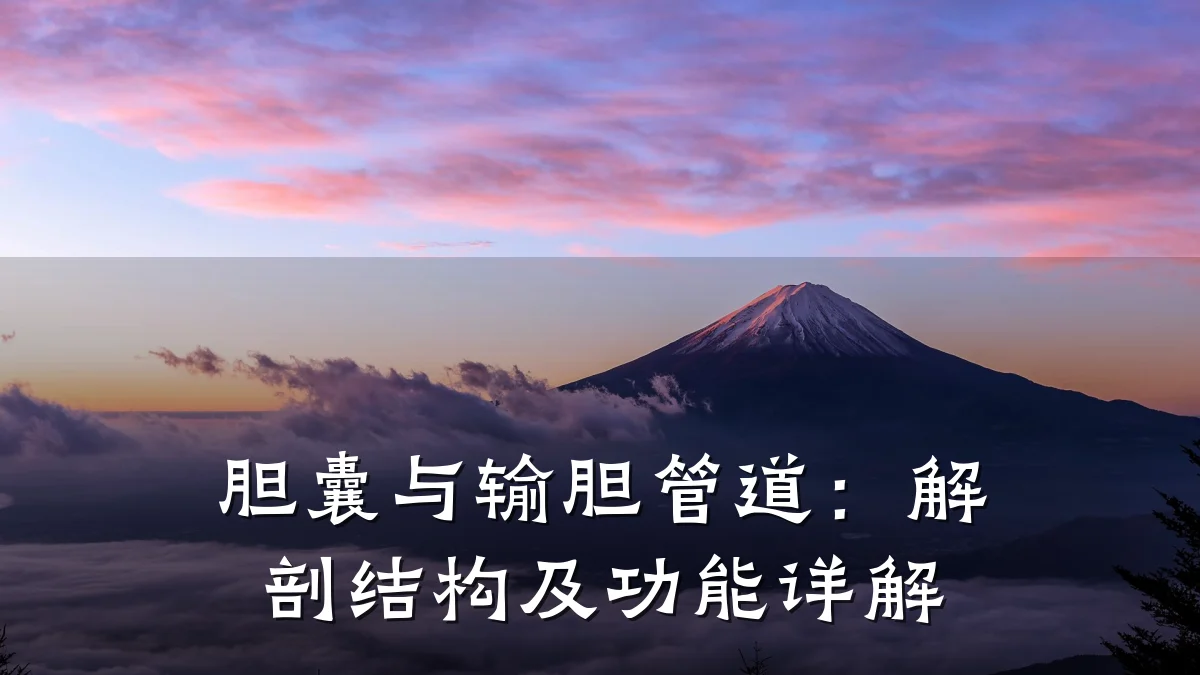 胆囊与输胆管道:解剖结构及功能详解