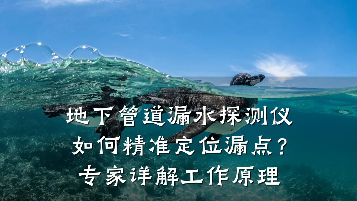 地下管道漏水探测仪如何精准定位漏点?专家详解工作原理