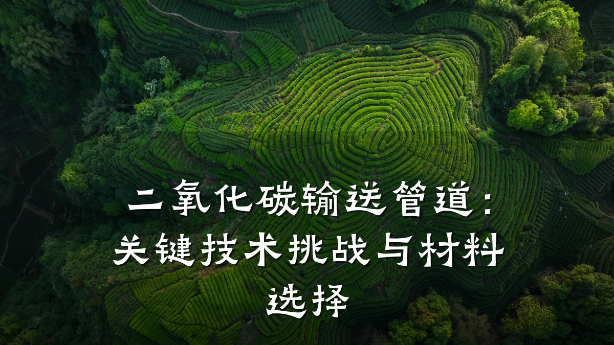 二氧化碳输送管道:关键技术挑战与材料选择