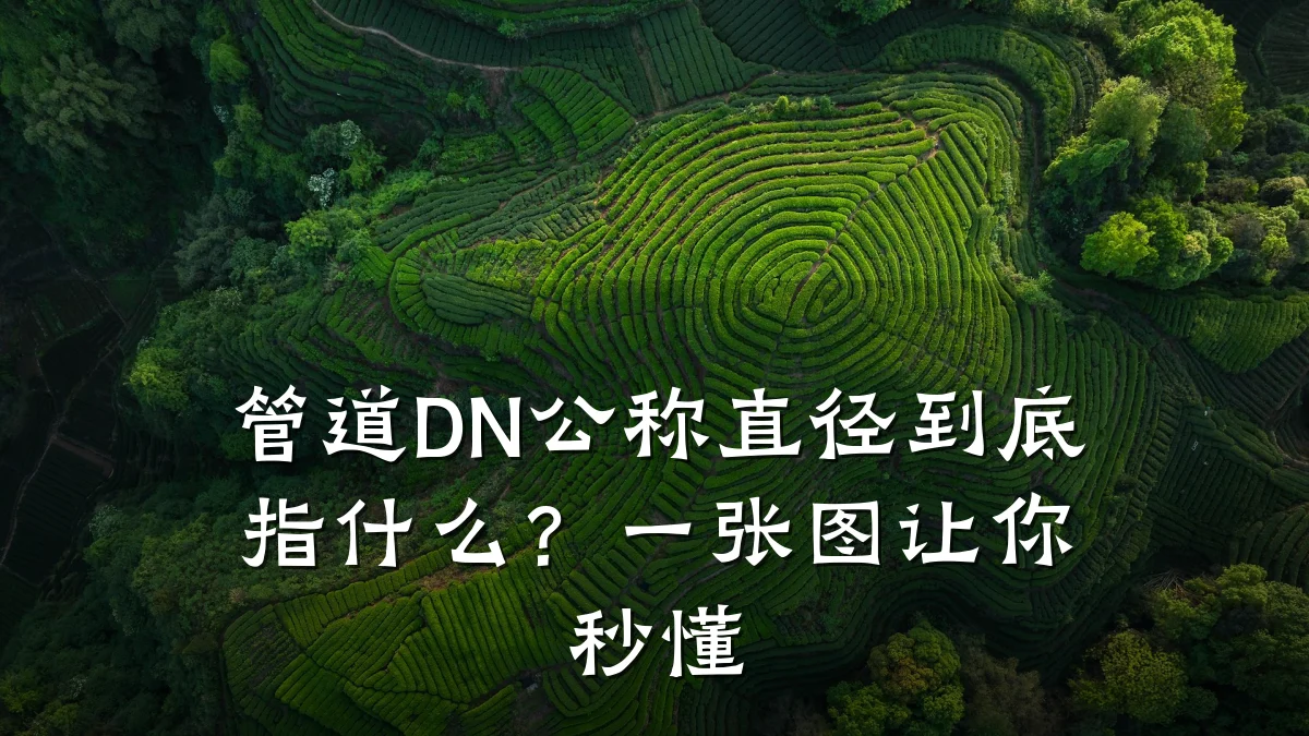 管道DN公称直径到底指什么?一张图让你秒懂