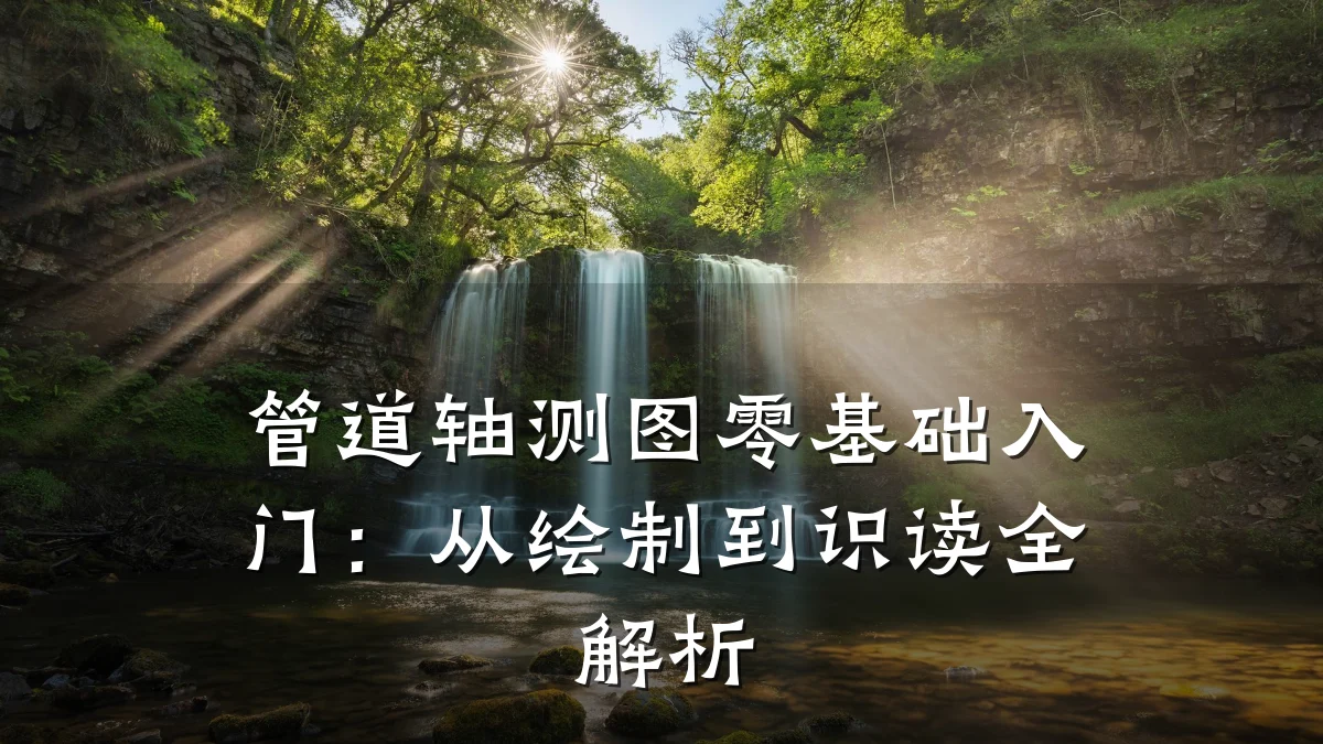 管道轴测图零基础入门:从绘制到识读全解析