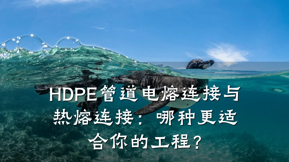 HDPE管道电熔连接与热熔连接:哪种更适合你的工程?