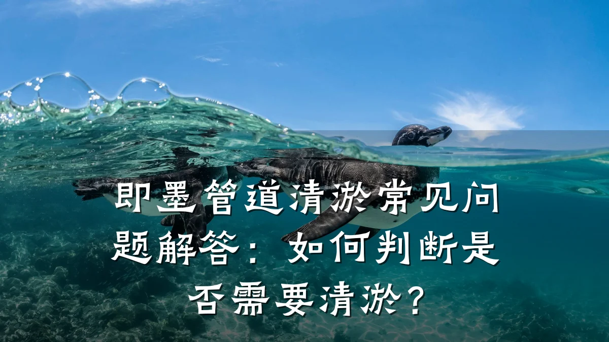 即墨管道清淤常见问题解答:如何判断是否需要清淤?