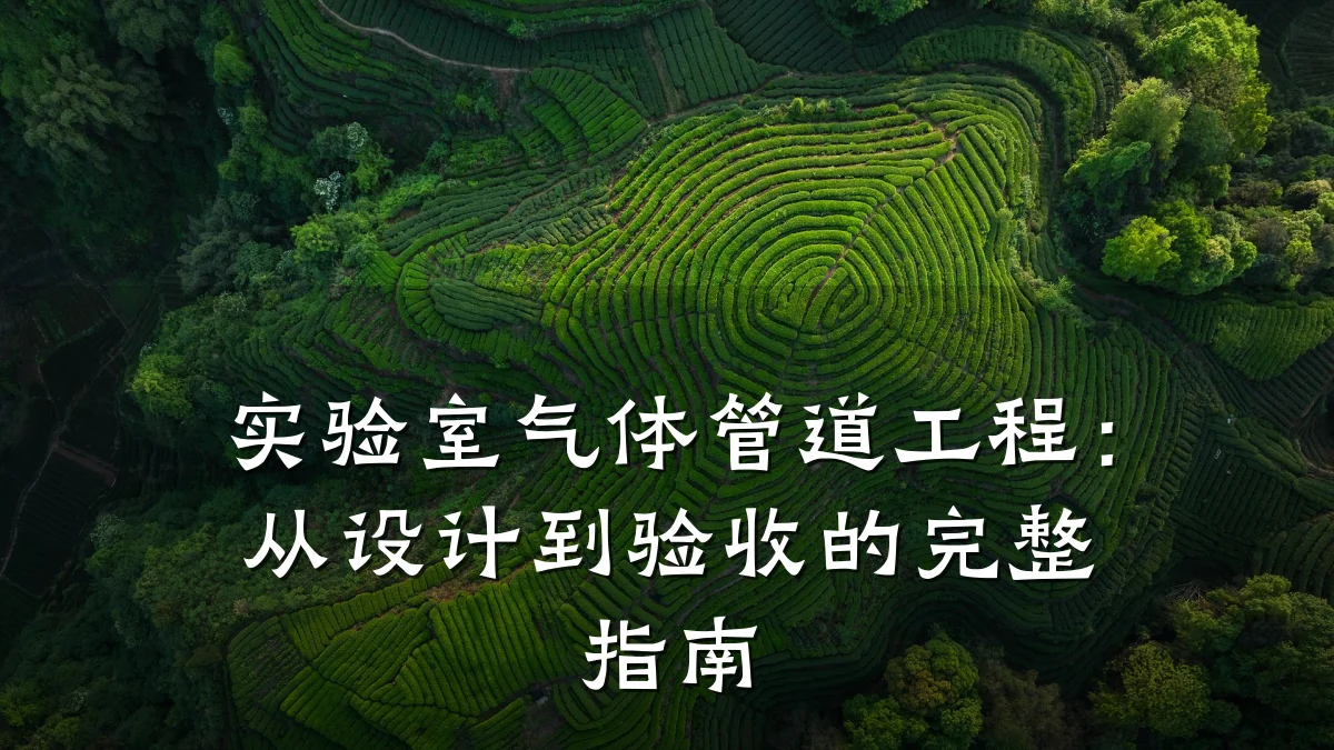 实验室气体管道工程:从设计到验收的完整指南